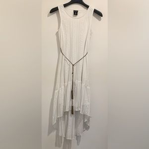 Paper Doll Youth white crochet dress size 16